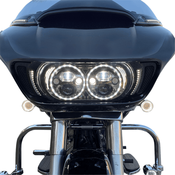 DS-300-AW-1157 DRAG SPECIALTIES dual ring bullet turn signal light