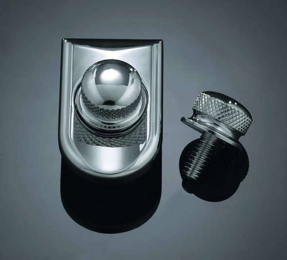 KURYAKYN knurled seat knob (chrome)