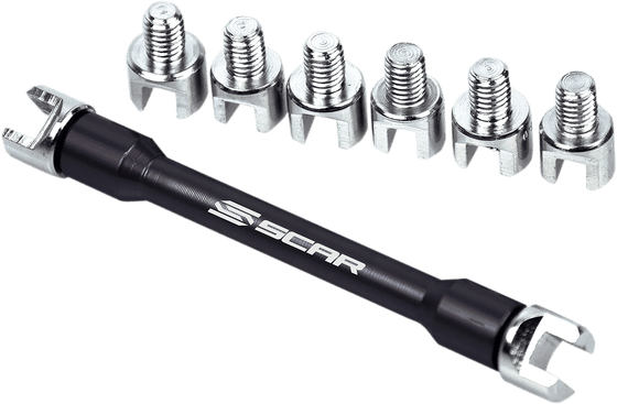 SCAR spoke wrench and tips kit