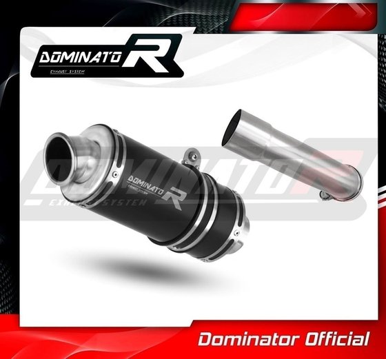 KT061DCBL-S Dominator exhaust silencer gp1 black