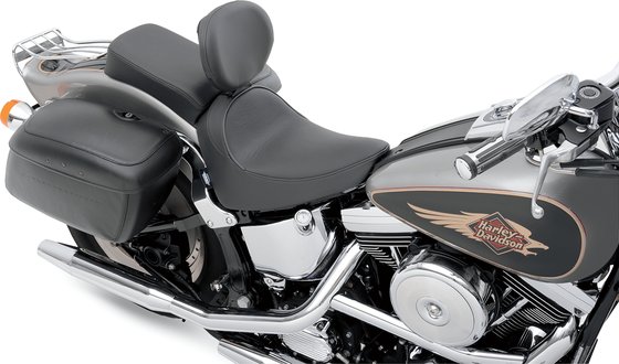 0802-0618 DRAG SPECIALTIES SEATS solo seat with driver backrest receptacle for harley softtail