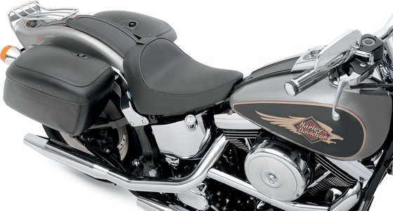 0802-0618 DRAG SPECIALTIES SEATS solo seat with driver backrest receptacle for harley softtail