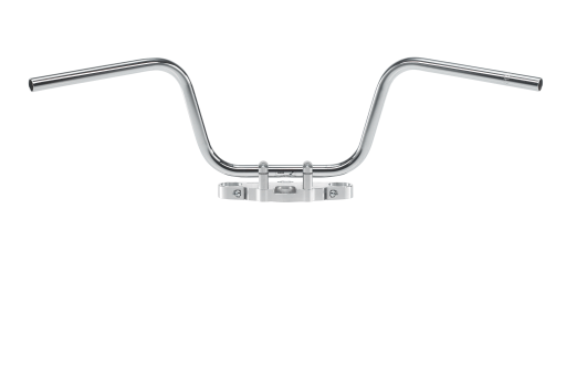 MCL136CKK TRW steel chrome plated apehanger handlebar with cable indent - 1" diameter