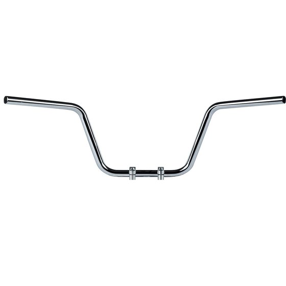 MCL136CKK TRW steel chrome plated apehanger handlebar with cable indent - 1" diameter