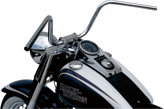 MCL136CKK TRW steel chrome plated apehanger handlebar with cable indent - 1" diameter