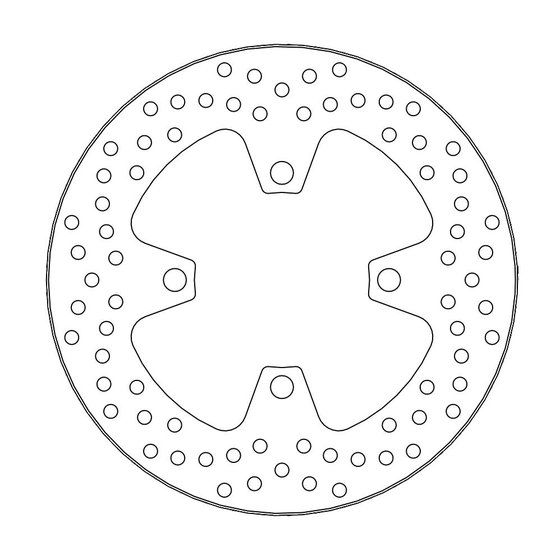 235-110580 MOTO-MASTER moto-master halo brakedisc rear triumph: daytona 675 abs