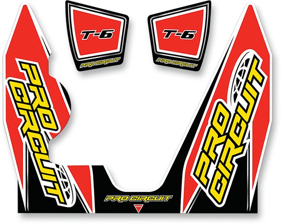 PRO CIRCUIT t-6 exhaust sticker kit