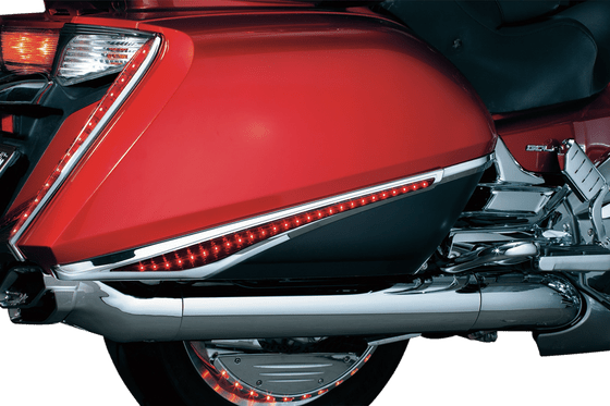 3232 KURYAKYN led saddlebag accent swoops chrome