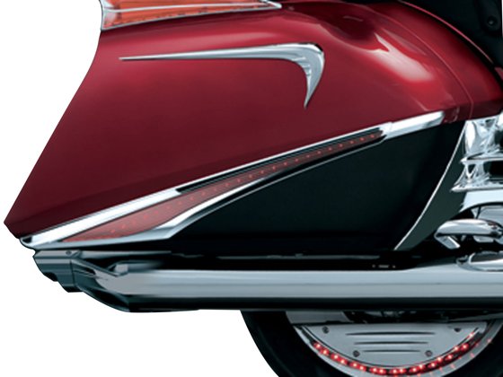 3232 KURYAKYN led saddlebag accent swoops chrome