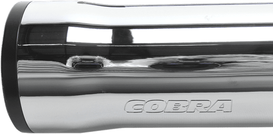 6054 COBRA chrome slip-on muffler for harley davidson