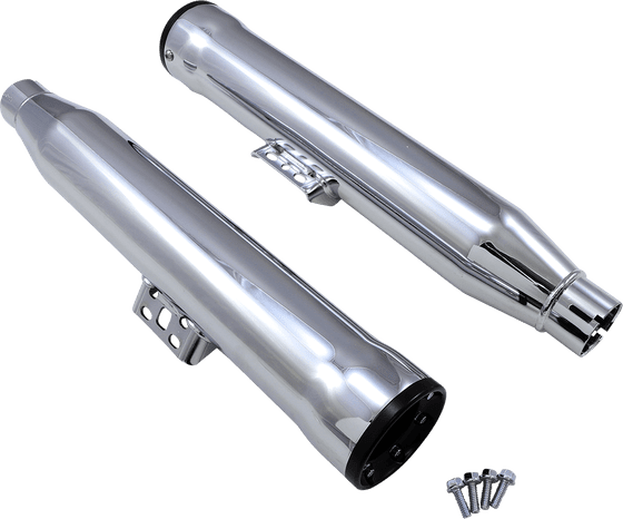 6057 COBRA chrome slip-on mufflers