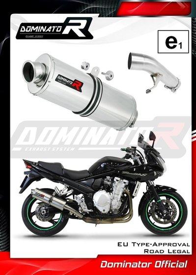 SU010DA-H Dominator eu approved exhaust silencer ov