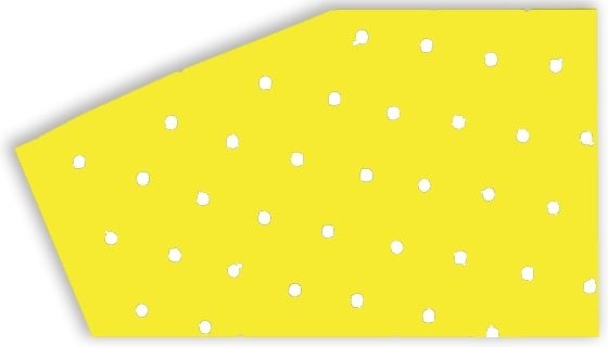 BLACKBIRD RACING coloured crystall sheets with holes - yellow (3 pack)