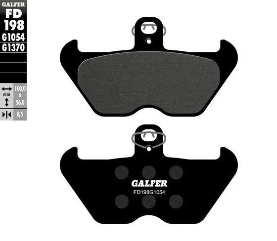 FD198G1054 GALFER semi-metal brake pad