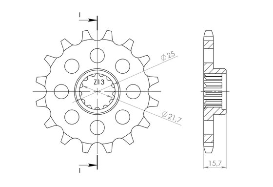 24508-15 Supersprox supersprox / jt front sprocket 1535.15