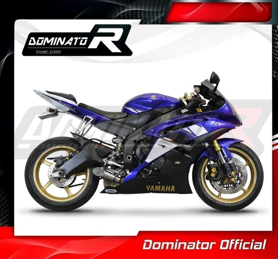 YA141DD Dominator exhaust megaphone titanium gp3