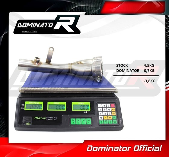 YA110D Dominator exhaust cat eliminator decat