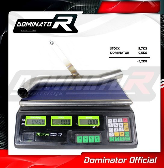 BA001D Dominator exhaust cat eliminator decat