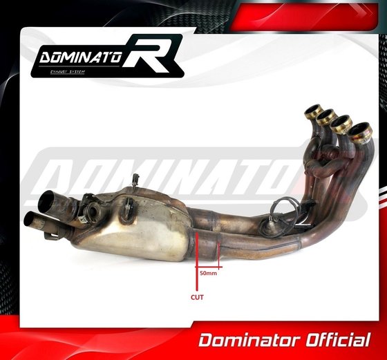 BW083D Dominator exhaust cat eliminator decat