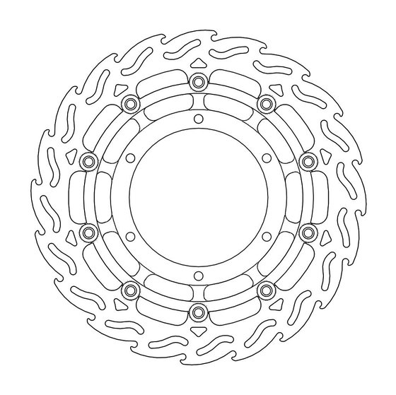 235-113050 MOTO-MASTER moto-master flame brakedisc front left yamaha: xt660x