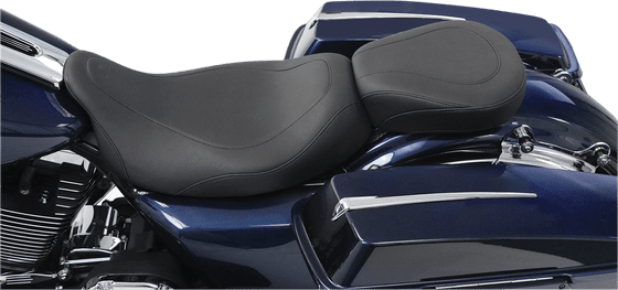 76692 MUSTANG wide tripper solo seat with smooth stitch brown for harley dresser/touring (2008-2019)