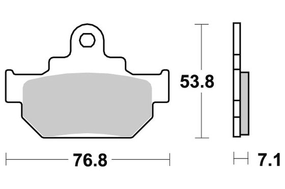 581HF SBS brakepads ceramic