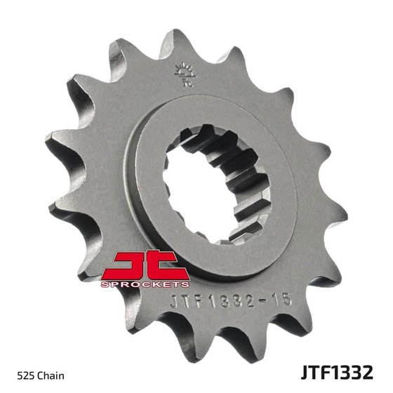 204715JT JT Sprockets front sprocket 15tooth pitch 525 jtf133215