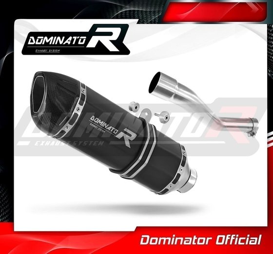 YA117DFBL-S Dominator exhaust silencer muffler hp1 black