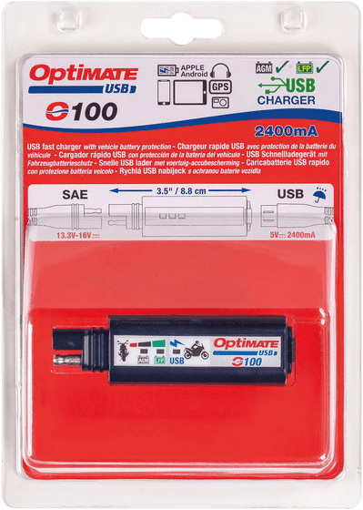 O100V3 TECMATE usb charger 2400ma