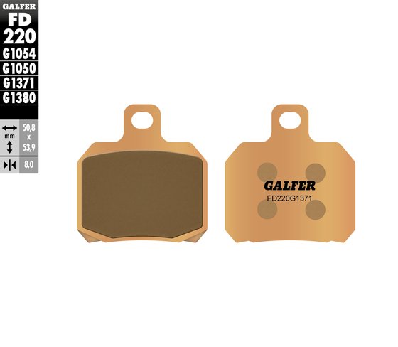 GALFER sintered metal brake pad