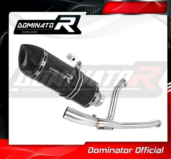 SU087DFBL-S Dominator exhaust silencer muffler hp1 black