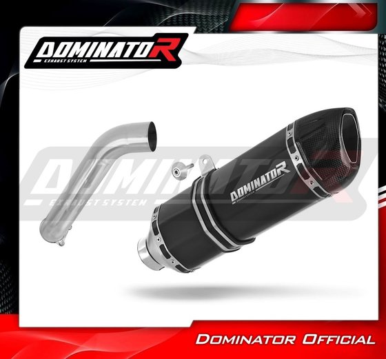 MG008DFBL Dominator exhaust silencer muffler hp1 black + db killer