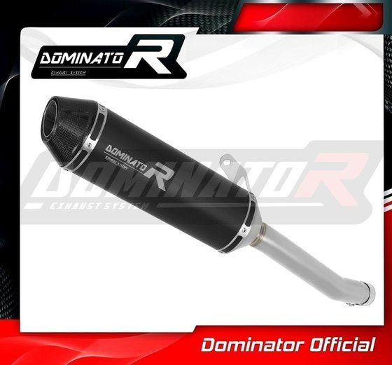 HO113DFBL-S Dominator exhaust silencer muffler hp3 black