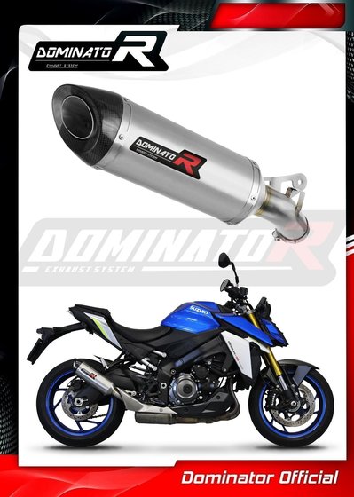 SU105DF Dominator exhaust silencer muffler hp8 + db killer