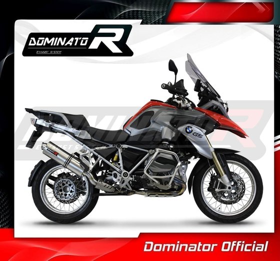 BW044DA-H Dominator homologated exhaust silencer oval