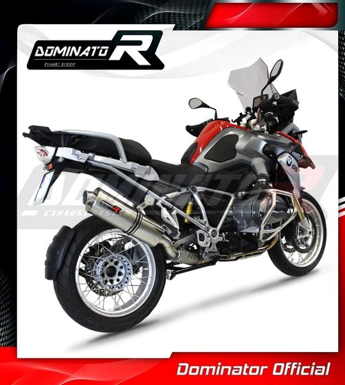 BW044DA-H Dominator homologated exhaust silencer oval