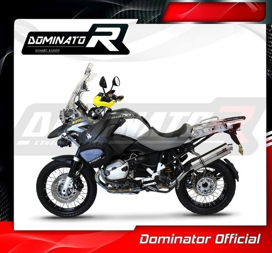 BW018DA-H Dominator homologated exhaust silencer oval