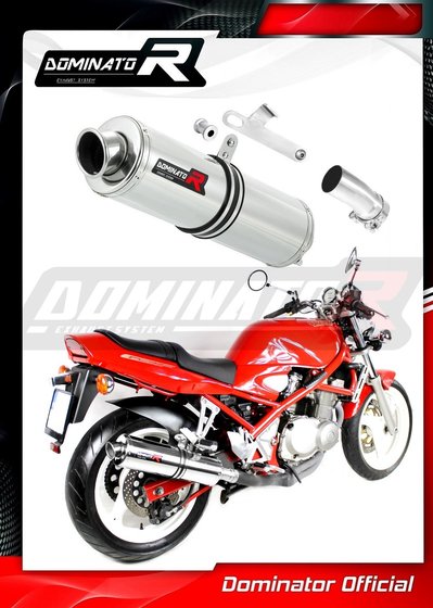 SU079DST-S Dominator exhaust silencer round