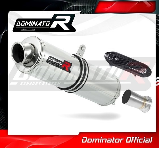 KT048DST-S Dominator exhaust silencer round