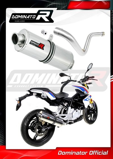 BW065DA-S Dominator exhaust silencer oval