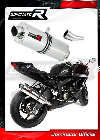 KA046DA-S Dominator exhaust silencer oval