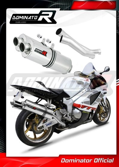 HO023DA-S Dominator exhaust silencer oval