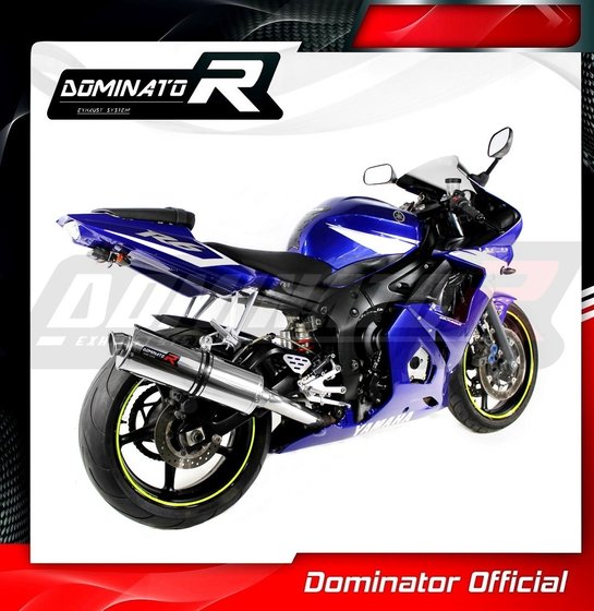 YA003DA-S Dominator exhaust silencer oval