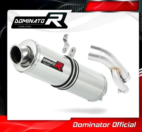 BW067DST-H Dominator homologated exhaust silencer round