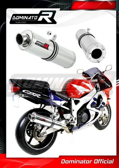 HO084DST-S Dominator exhaust silencer round