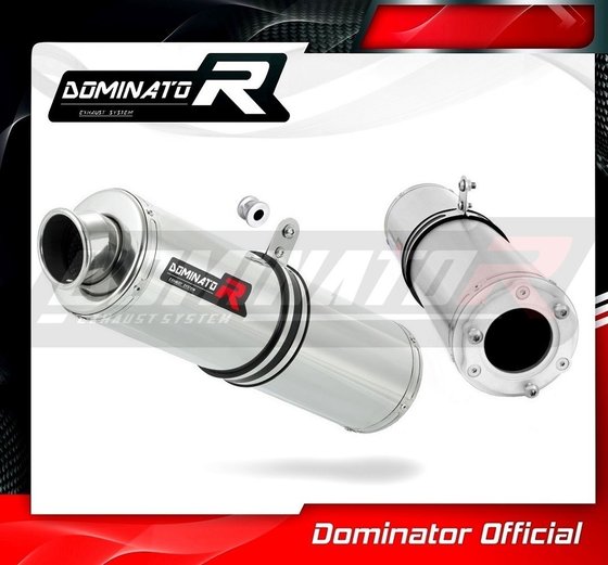 HO084DST-S Dominator exhaust silencer round