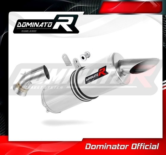 CF002DST-S Dominator exhaust silencer round