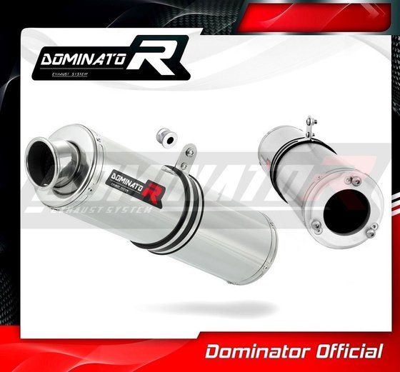 KA058DST-S Dominator exhaust silencer round