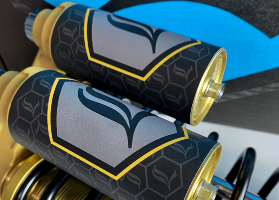 LEGEND SUSPENSION gold canister decal