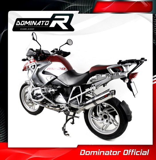 BW089DST-H Dominator homologated exhaust silencer round